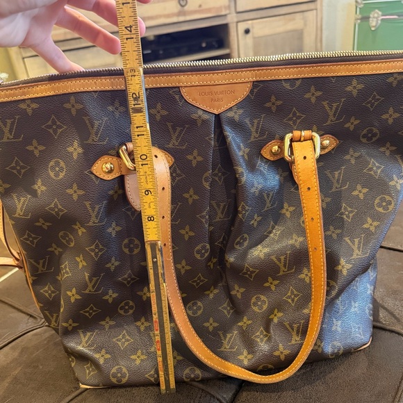 Louis Vuitton Dark Brown Monogram Tote - Picture 3 of 12